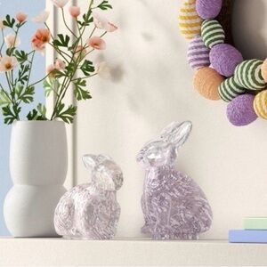 Confetti Glass Easter Bunny Pink - Threshold NEW